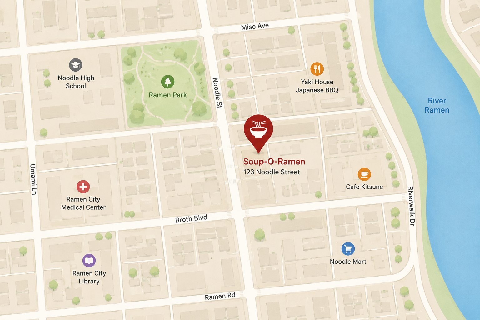 Map location