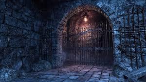 Image of a dark dungeon entrance